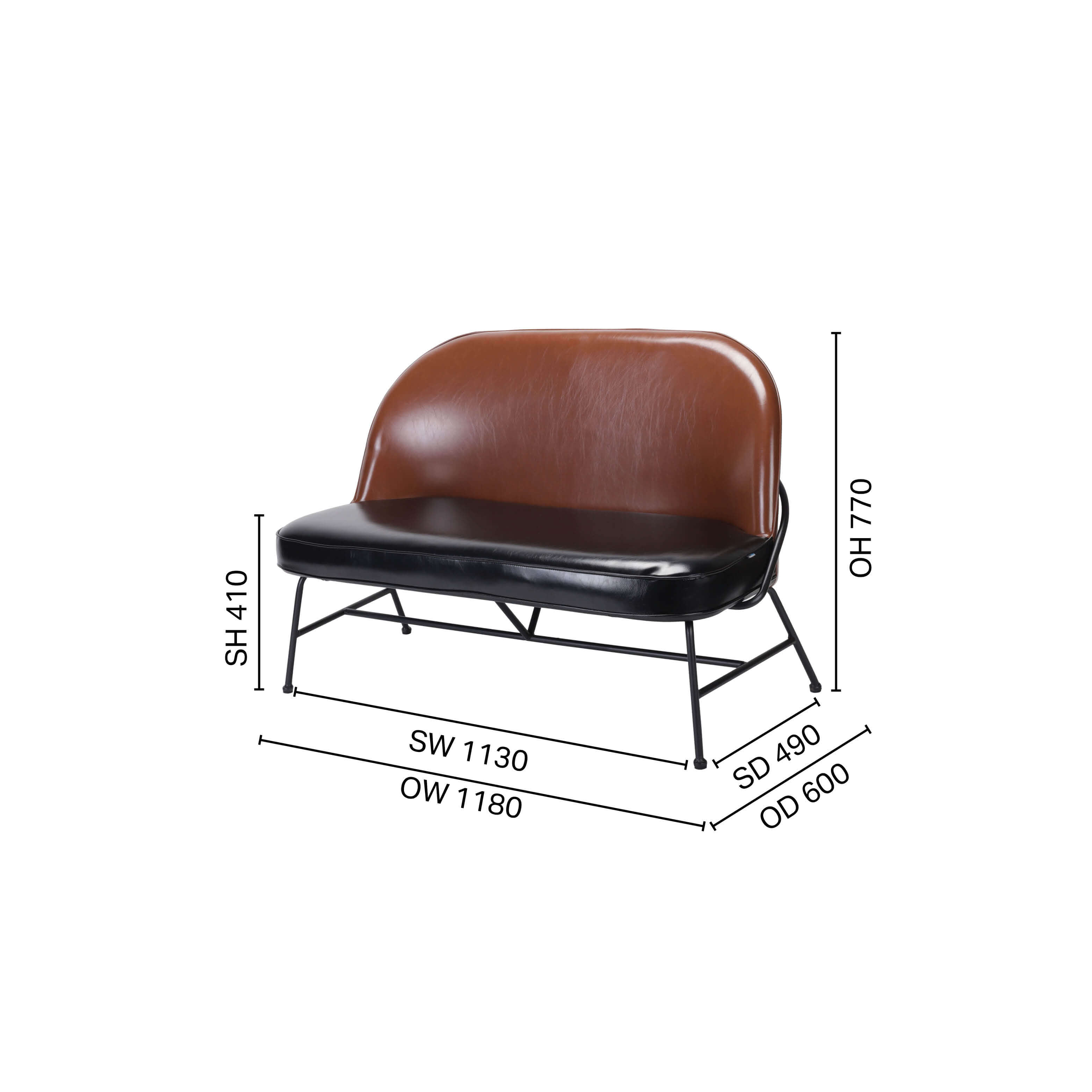 Novum 2–Seater Sofa